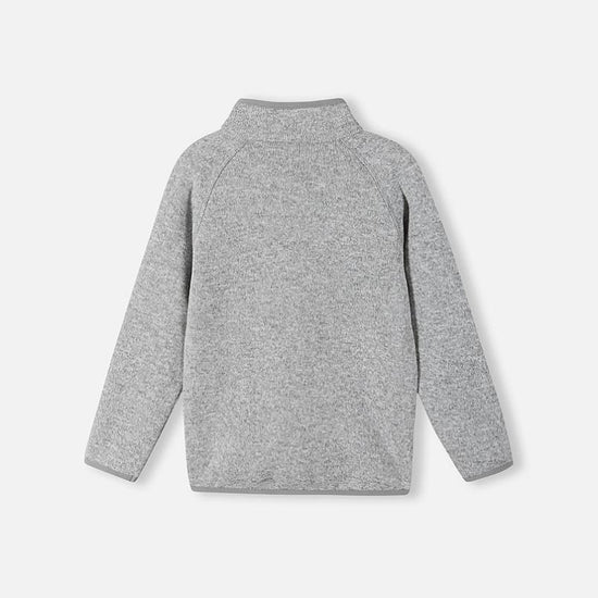 Reima Hopper Fleecejacke Kinder Melange grey Rückansicht
