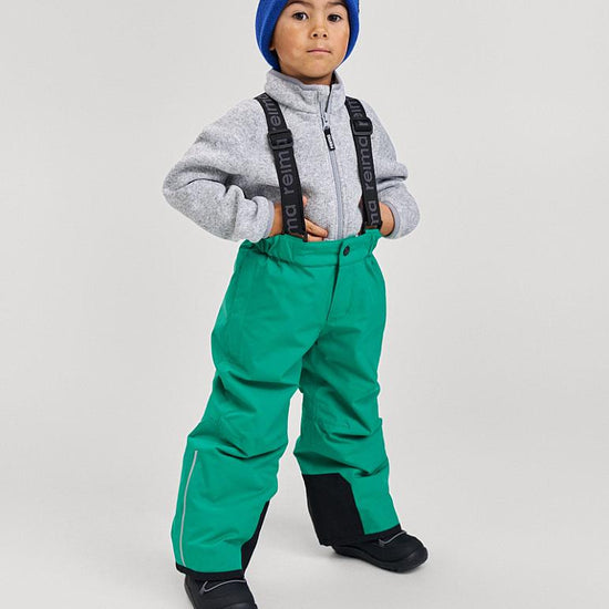 Reima Hopper Fleecejacke Kinder Melange grey Detailansicht Logo