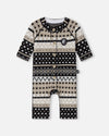 Reima Moomin Mysig Wolloverall Baby Black – Packshot Vorderseite