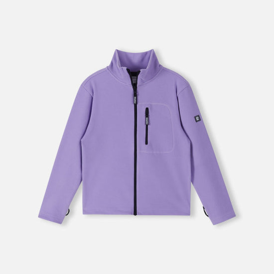 Reima Iisisti Fleecejacke Kinder Blooming Lilac – Packshot Vorderseite