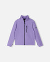 Reima Iisisti Fleecejacke Kinder Blooming Lilac – Packshot Vorderseite