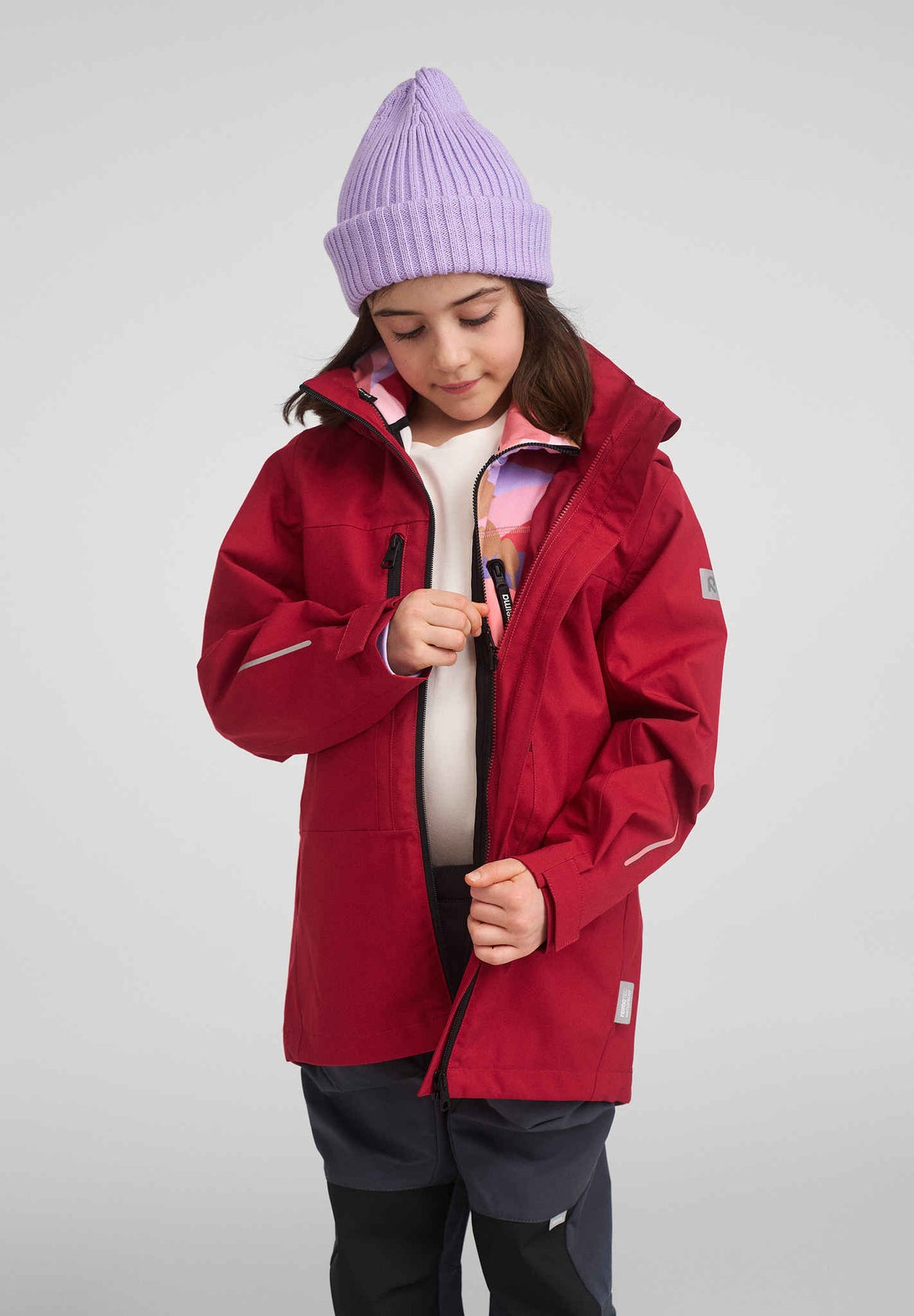 Reima Iisisti Fleecejacke Kinder – Rose blush