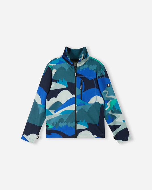 Reima Iisisti Fleecejacke Kinder – Sparkly Blue