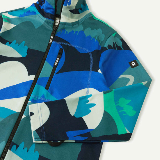 Reima Iisisti Fleecejacke Kinder – Sparkly Blue