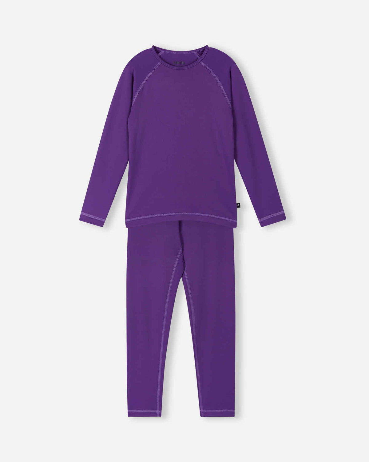 Reima Lampo Seawool Funktionsunterwäsche Set Kinder – Plum Purple