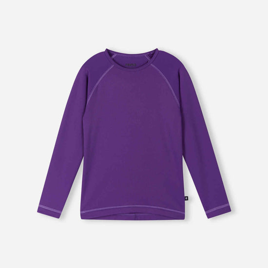 Reima Lampo Seawool Funktionsunterwäsche Set Kinder – Plum Purple