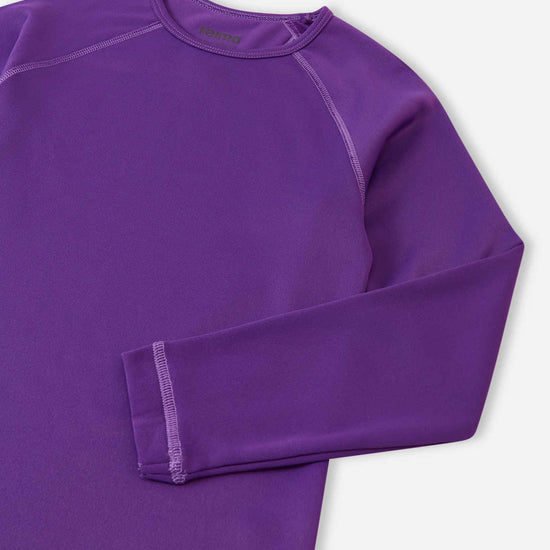 Reima Lampo Seawool Funktionsunterwäsche Set Kinder – Plum Purple