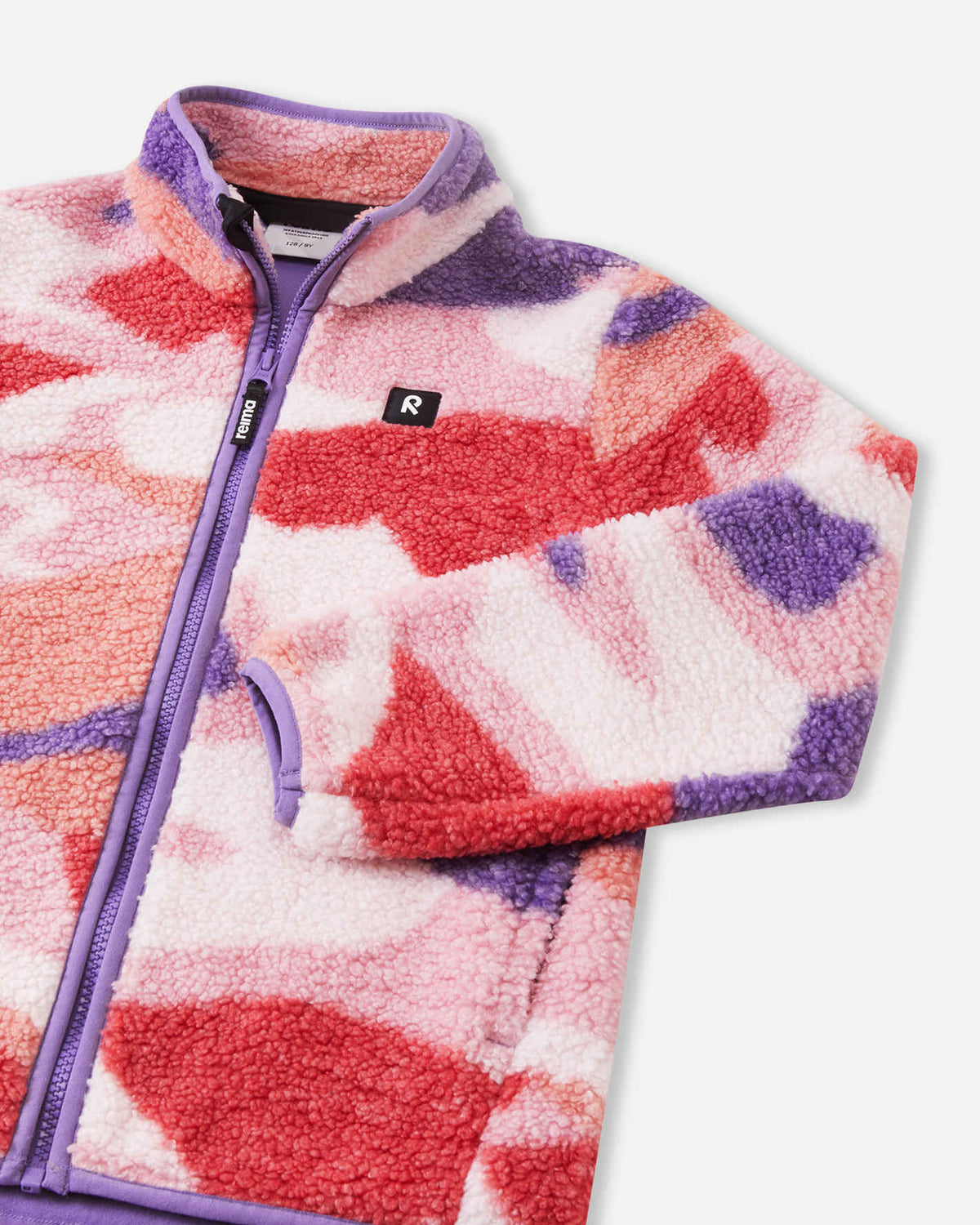 Reima Tupsis Teddyfleecejacke Kinder – Rose blush