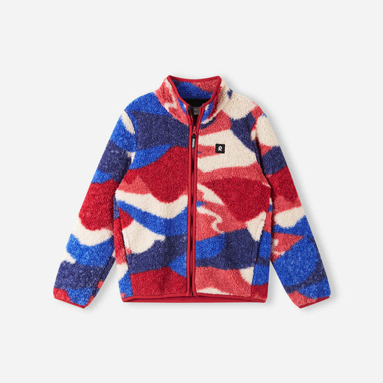 Reima Tupsis Teddyfleecejacke Kinder – Cranberry