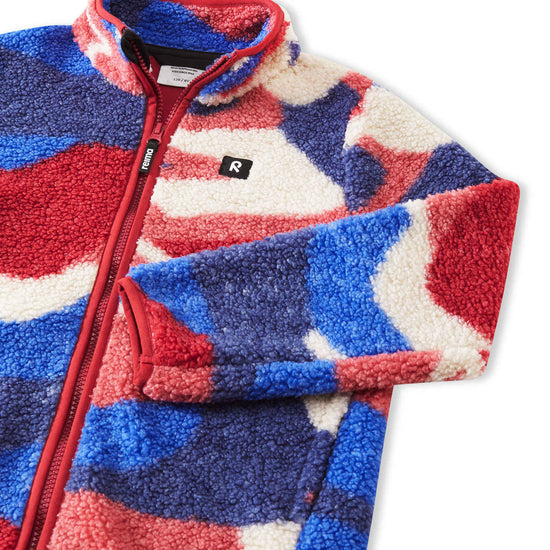 Reima Tupsis Teddyfleecejacke Kinder – Cranberry