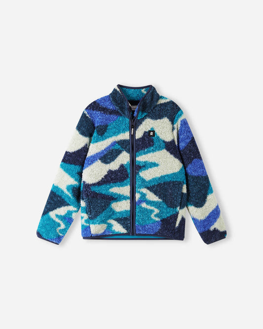 Reima Tupsis Teddyfleecejacke Kinder – Sparkly Blue