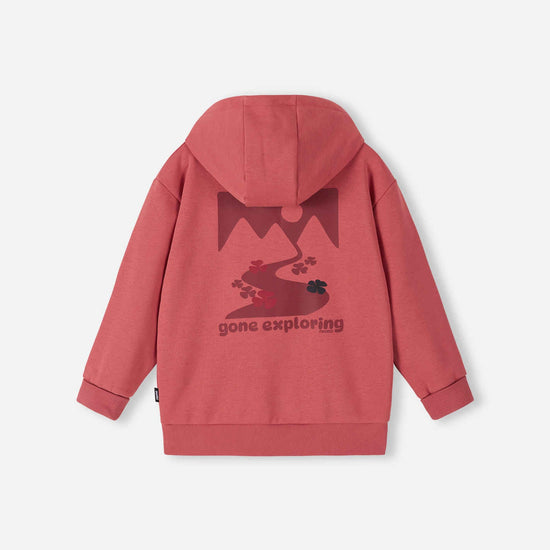 Reima Huppis Hoodie Kinder – Red Clay
