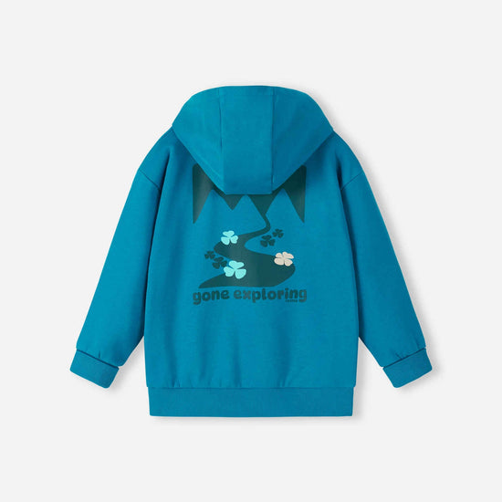 Reima Huppis Hoodie Kinder – Aquatic Blue