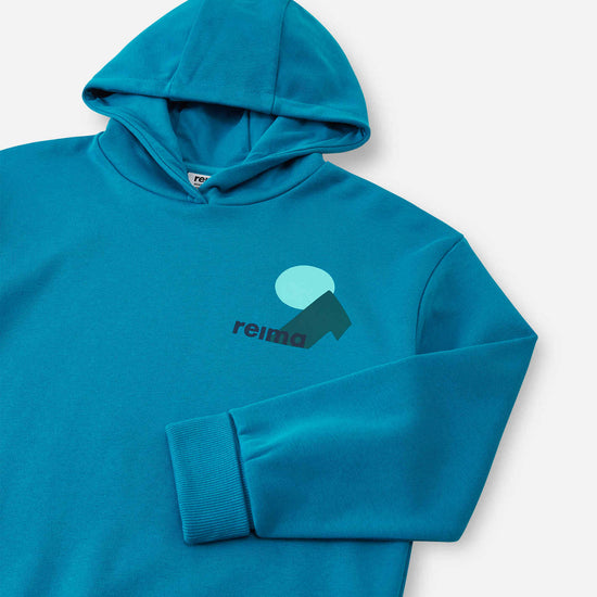 Reima Huppis Hoodie Kinder – Aquatic Blue