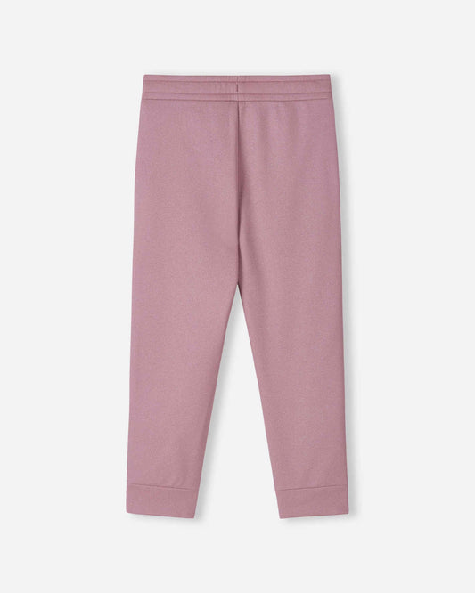 Reima Nasta Fleece-Jogginghose Kinder Grey Pink – Packshot Rückseite