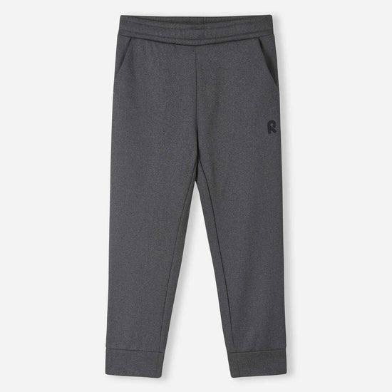 Reima Nasta Fleece-Jogginghose Kinder Graphite Melange – Packshot Vorderseite