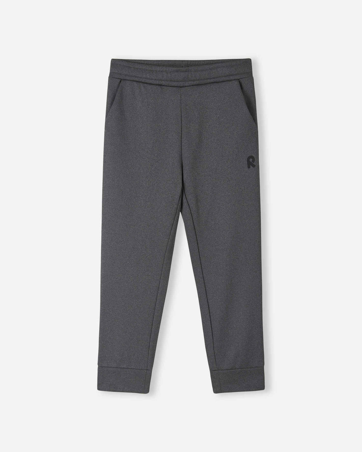 Reima Nasta Fleece-Jogginghose Kinder Graphite Melange – Packshot Vorderseite