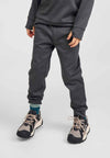Reima Nasta Fleece-Jogginghose Kinder Graphite Melange – Studioshot
