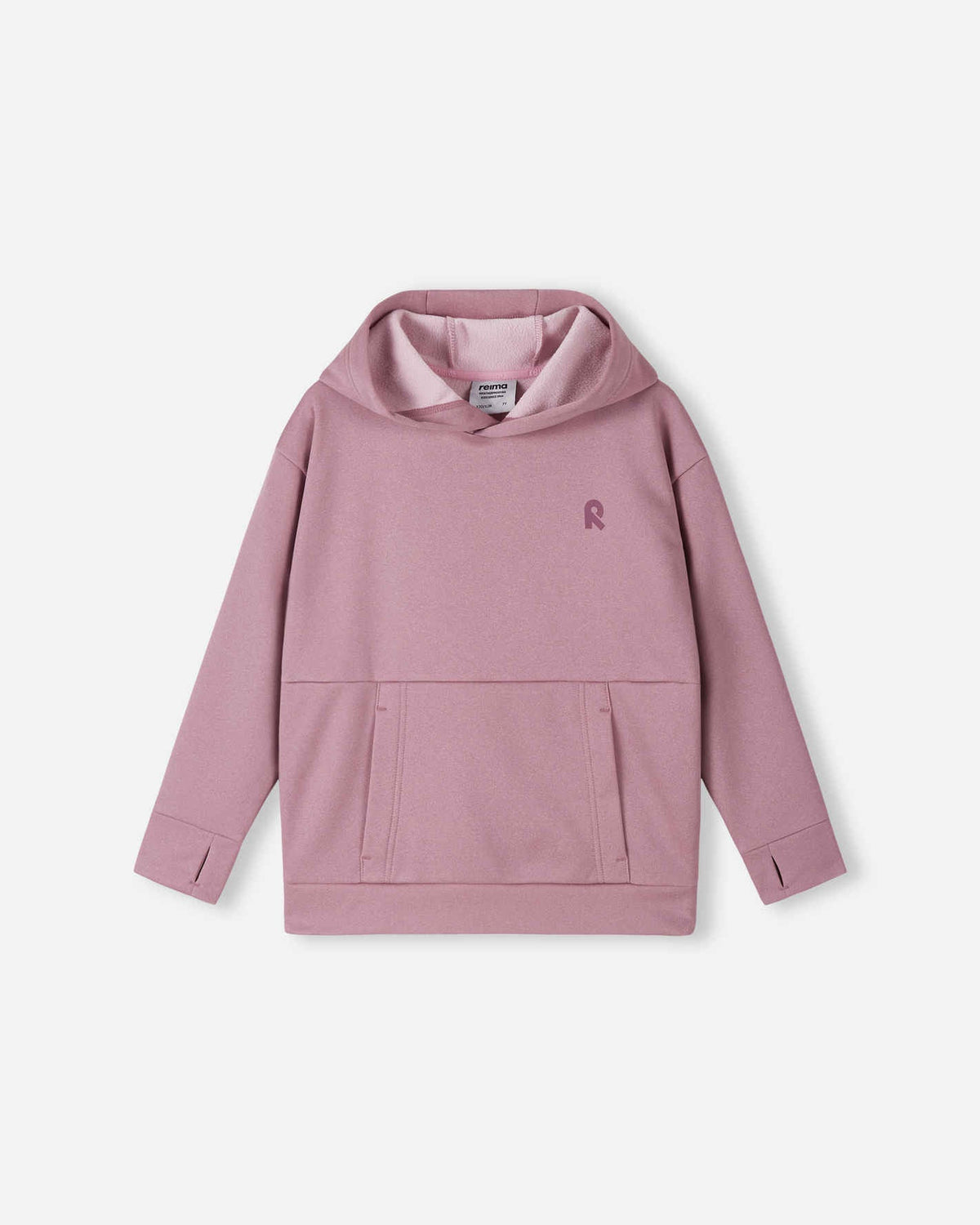 Reima Reilu Fleece-Hoodie Kinder – Grey Pink