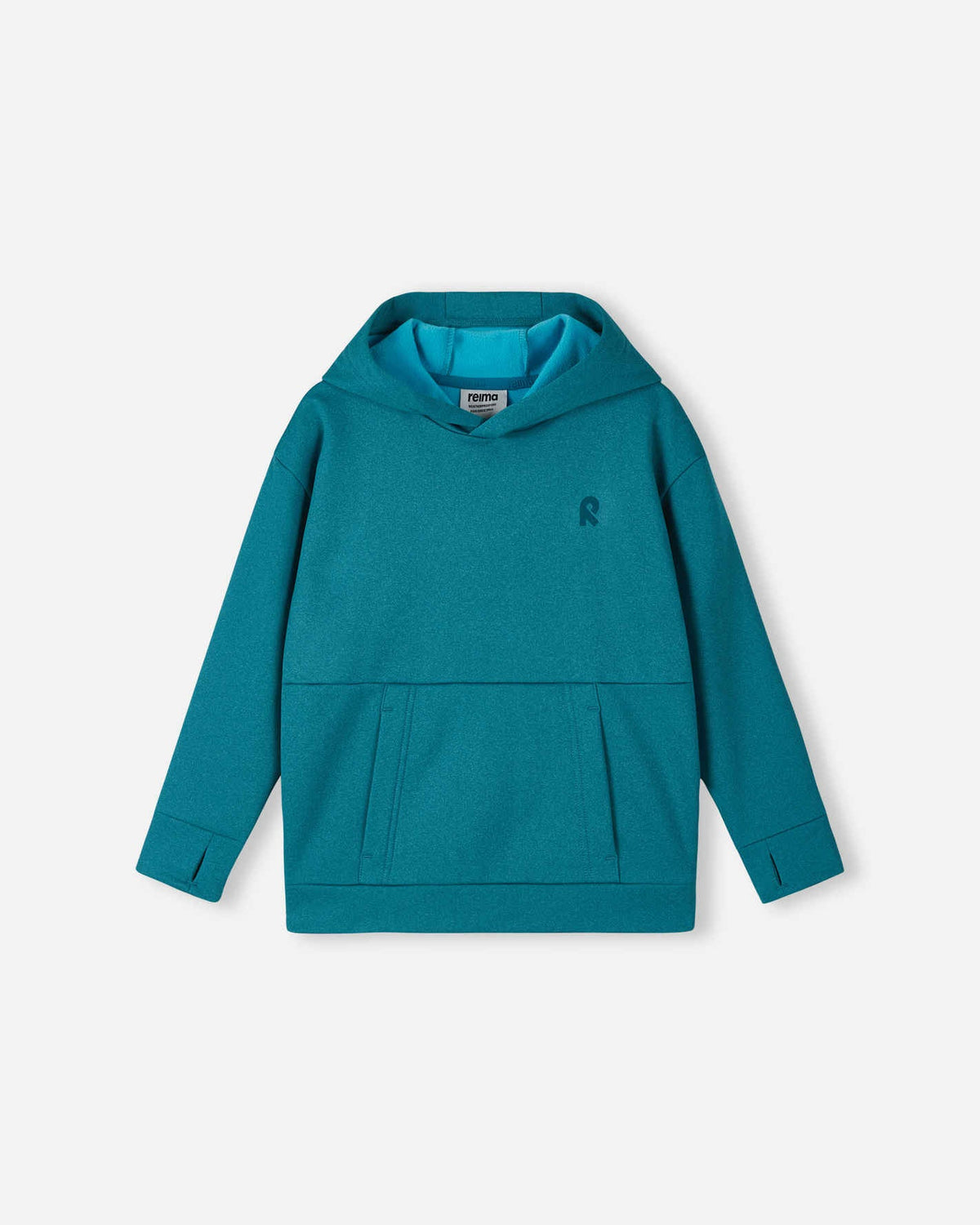 Reima Reilu Fleece-Hoodie Kinder – Aquatic Blue