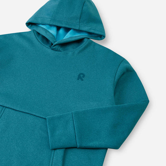 Reima Reilu Fleece-Hoodie Kinder – Aquatic Blue