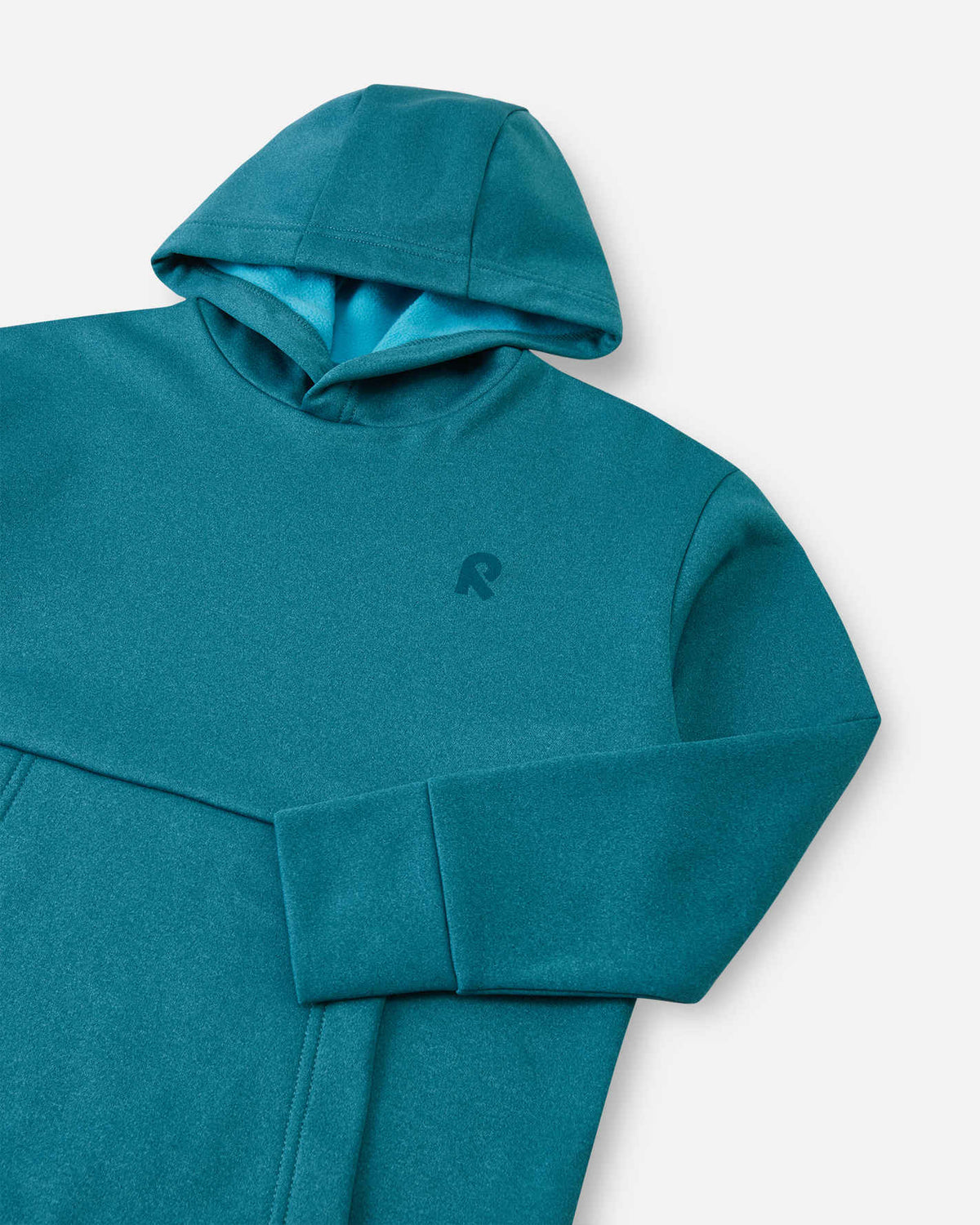 Reima Reilu Fleece-Hoodie Kinder – Aquatic Blue