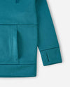 Reima Reilu Fleece-Hoodie Kinder – Aquatic Blue