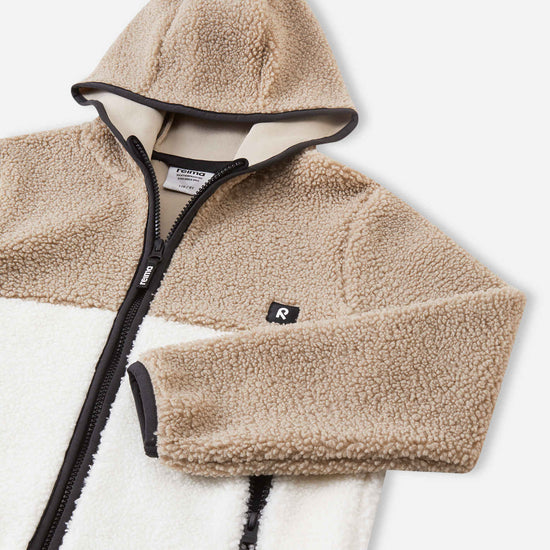 Reima Muhkea Teddyfleecejacke Kinder Earthy Beige – Produktdetail