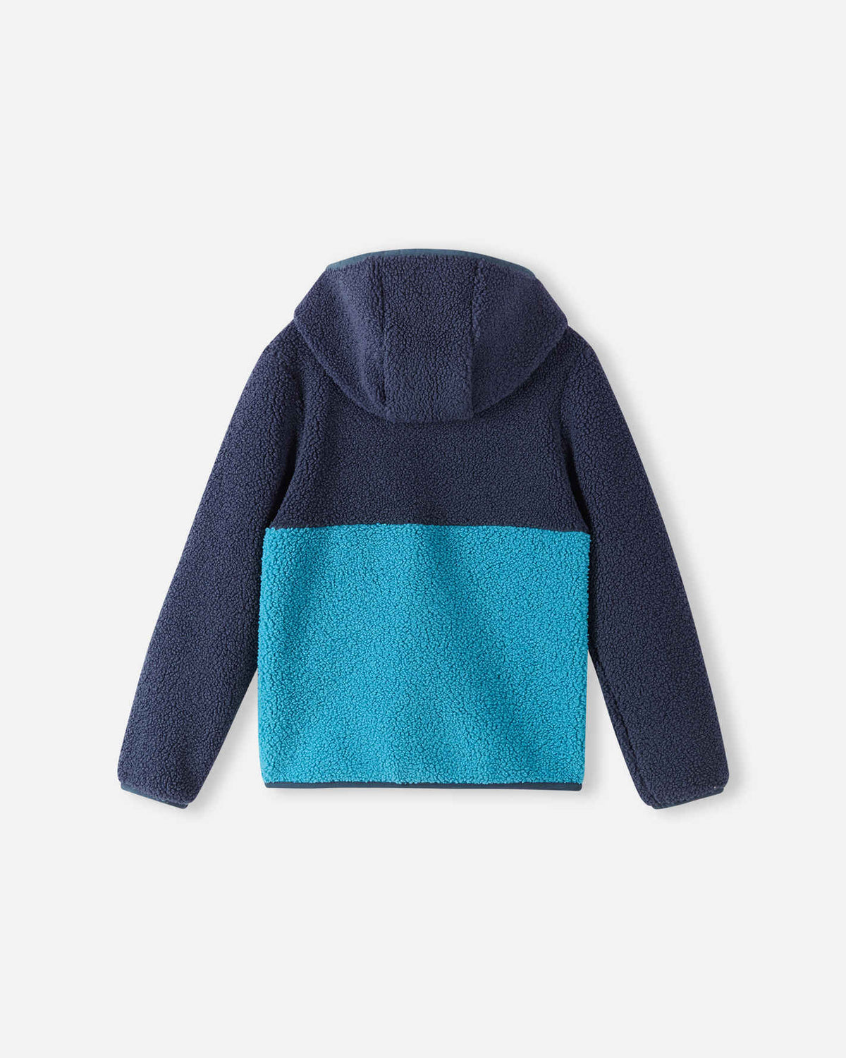 Reima Muhkea Teddyfleecejacke Kinder Navy – Packshot Rückseite