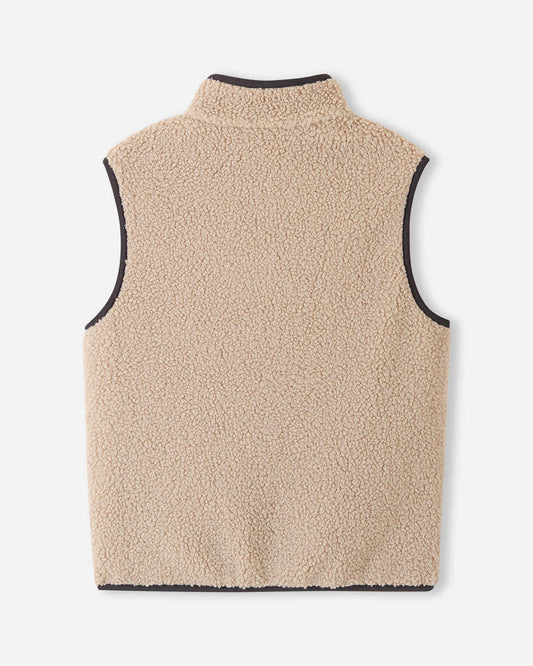 Reima Tupas Fleeceweste Kinder Earthy Beige – Rückansicht