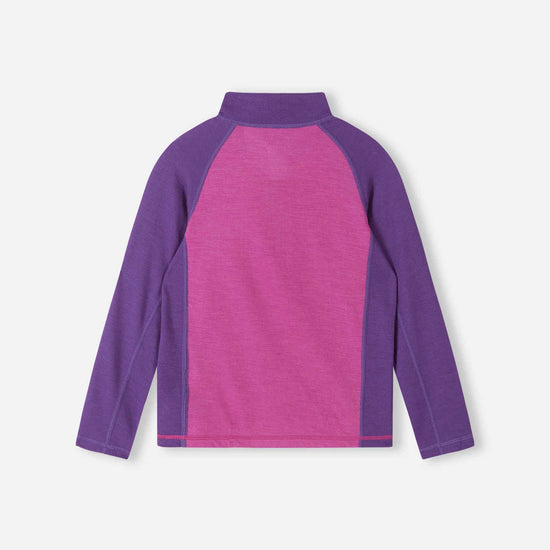 Reima Viihdyn Merino-Wolljacke Kinder – Fucshia
