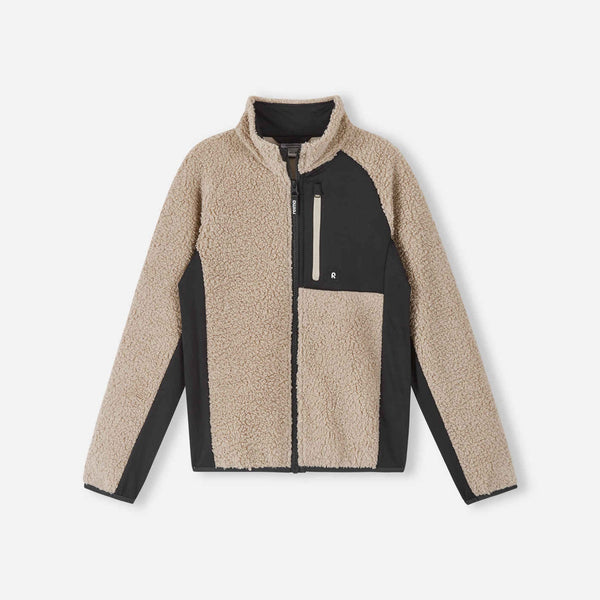 Reima Puhku Teddyfleecejacke Kinder – Earthy Beige