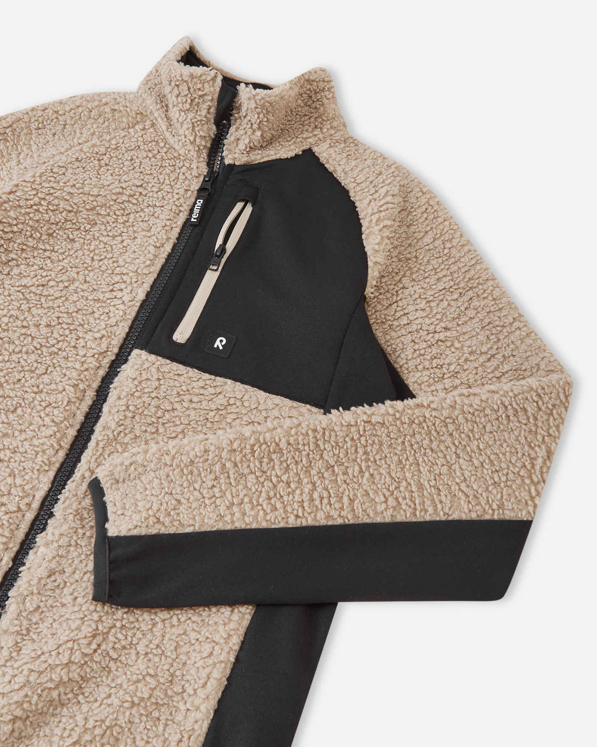 Reima Puhku Teddyfleecejacke Kinder – Earthy Beige