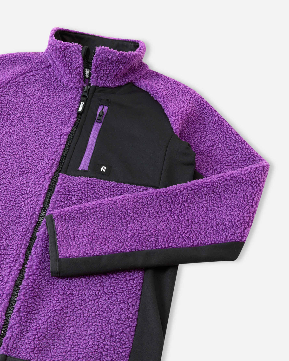 Reima Puhku Teddyfleecejacke Kinder – Plum Purple