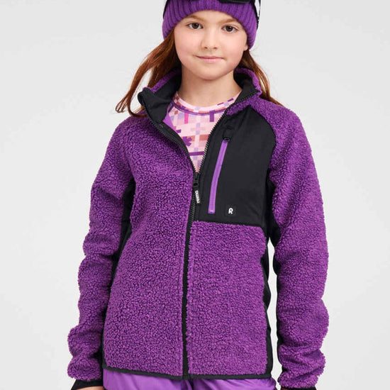 Reima Puhku Teddyfleecejacke Kinder – Plum Purple