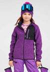 Reima Puhku Teddyfleecejacke Kinder – Plum Purple