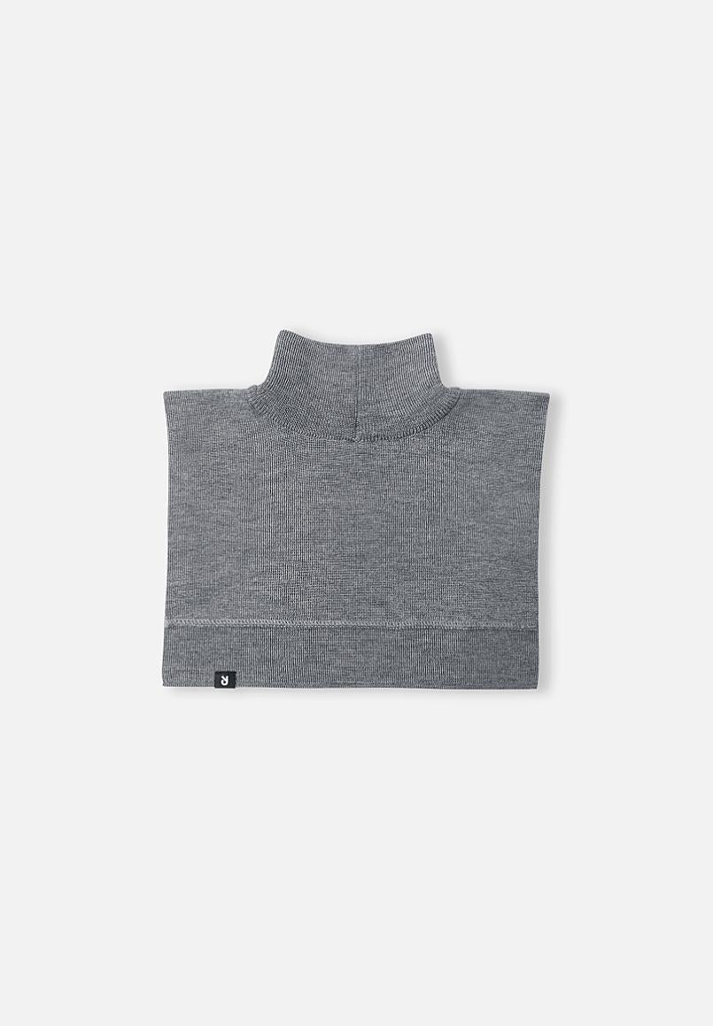 Reima Star Merino-Halswärmer Kinder Melange Grey – Packshot Rückseite