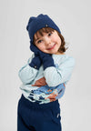 Reima Eino Merino-Fäustlinge Kinder Navy – Studioshot