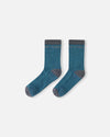 Reima Saapas Wollsocken Kinder Dark Teal – Packshot Paar