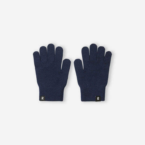 Reima Sormin Merino-Fingerhandschuhe Kinder Navy – Packshot Vorderseite