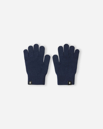 Reima Sormin Merino-Fingerhandschuhe Kinder Navy – Packshot Vorderseite