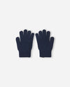 Reima Sormin Merino-Fingerhandschuhe Kinder Navy – Packshot Rückseite