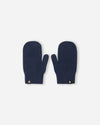 Reima Sumppu Merino-Fäustlinge Kinder Navy – Packshot Vorderseite