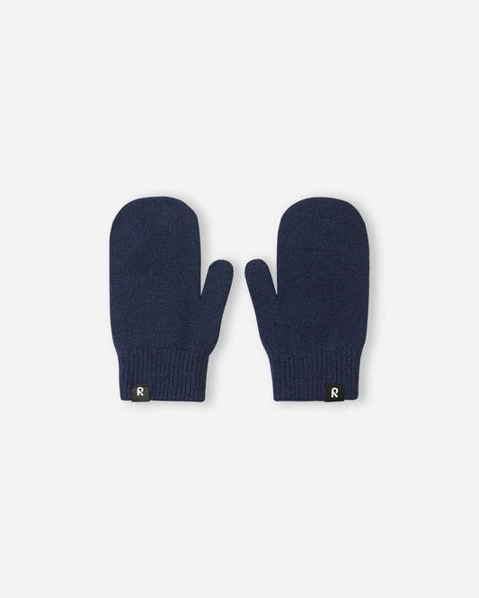 Reima Sumppu Merino-Fäustlinge Kinder Navy – Packshot Vorderseite