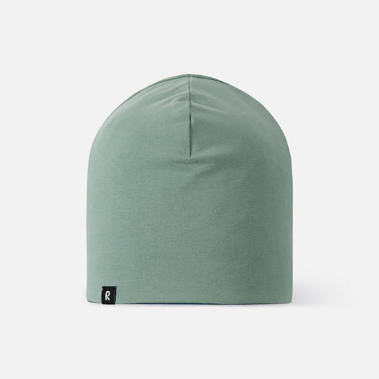 Reima Tanssi Wende-Beanie Kinder – Stone Green – Packshot Wendeseite