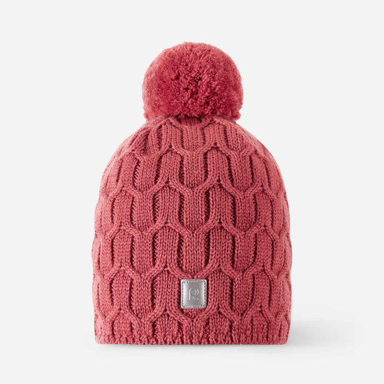 Reima Nyksund Merino-Beanie Kinder – Red Clay – Ansicht 1
