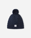 Reima Nyksund Merino-Beanie Kinder – Navy – Ansicht 2