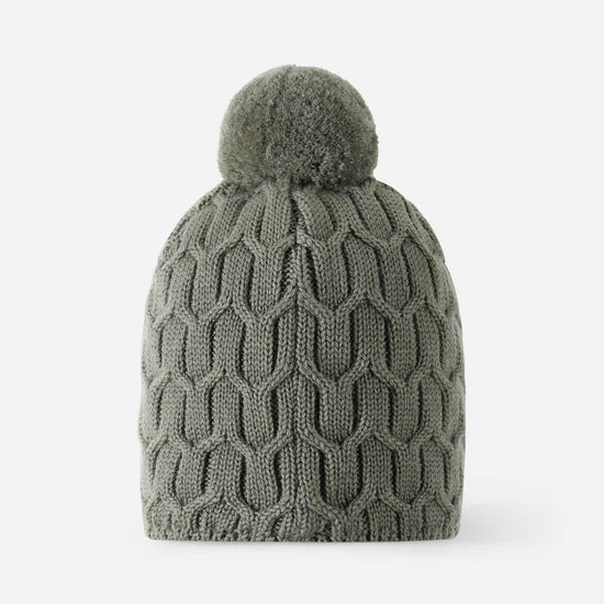 Reima Nyksund Merino-Beanie Kinder – Greyish Green – Ansicht 2