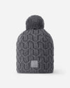 Reima Nyksund Merino-Beanie Kinder – Melange Grey – Ansicht 1