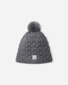 Reima Nyksund Merino-Beanie Kinder – Melange Grey – Ansicht 2